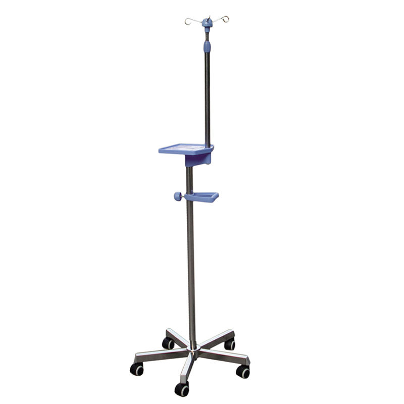 MN-IV005 Best price Stainless steel medical hospital bed infusion ceiling mounted iv pole iv drip stand