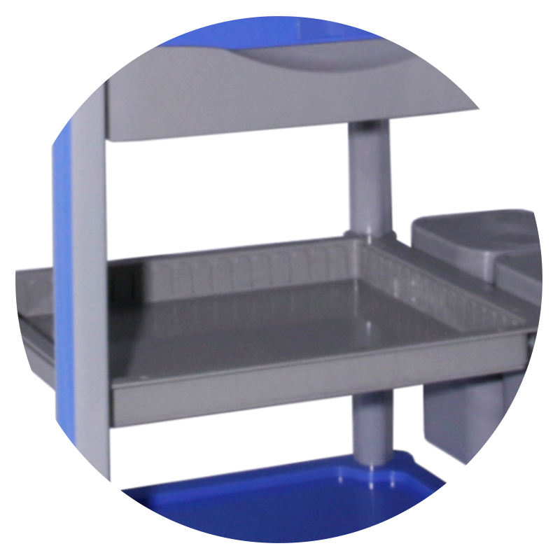 MN-IC003 Abs infusion pump mobile medical cart roll rack cart hospital
