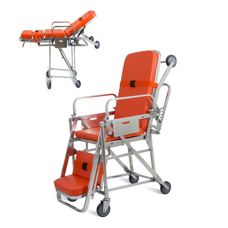 MN-AS009-1  Lightweight Aluminium Folding Stretcher Medical  Hospital Stretcher Bed