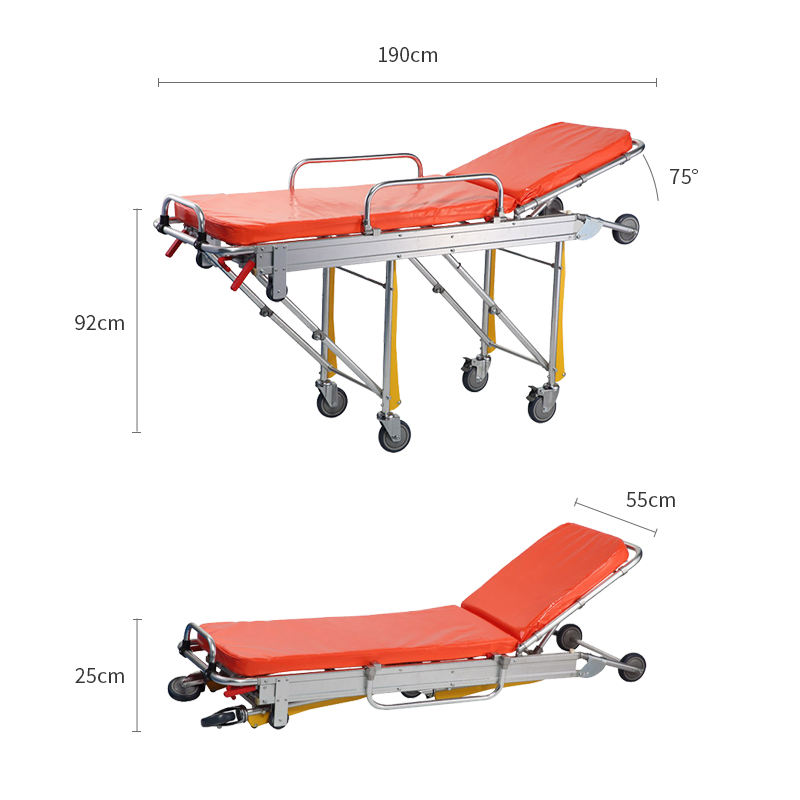 MN-AS009  Height Adjustable MRI Stretcher