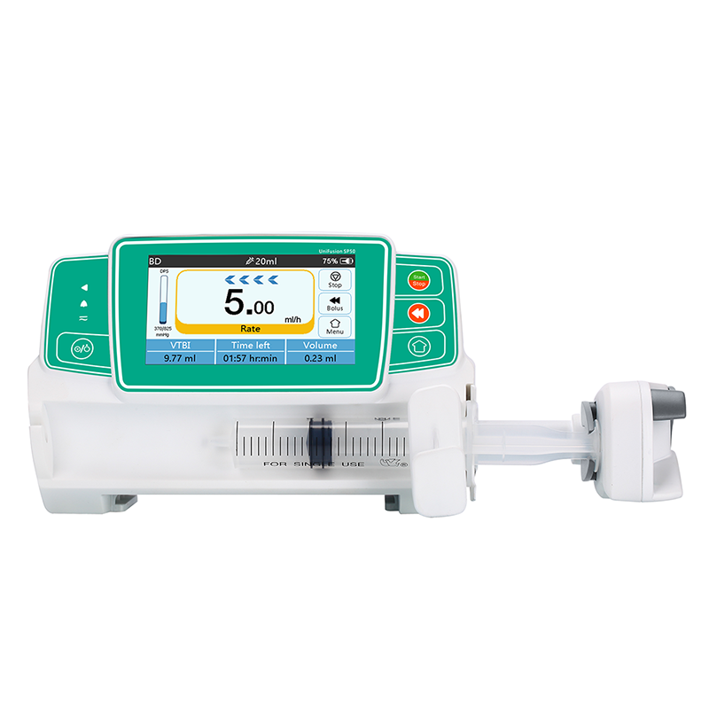 MN-SP001 Hot Sell Automatic System Adjustable Rate Veterinary Syringe Pump Portable Infusion Pump