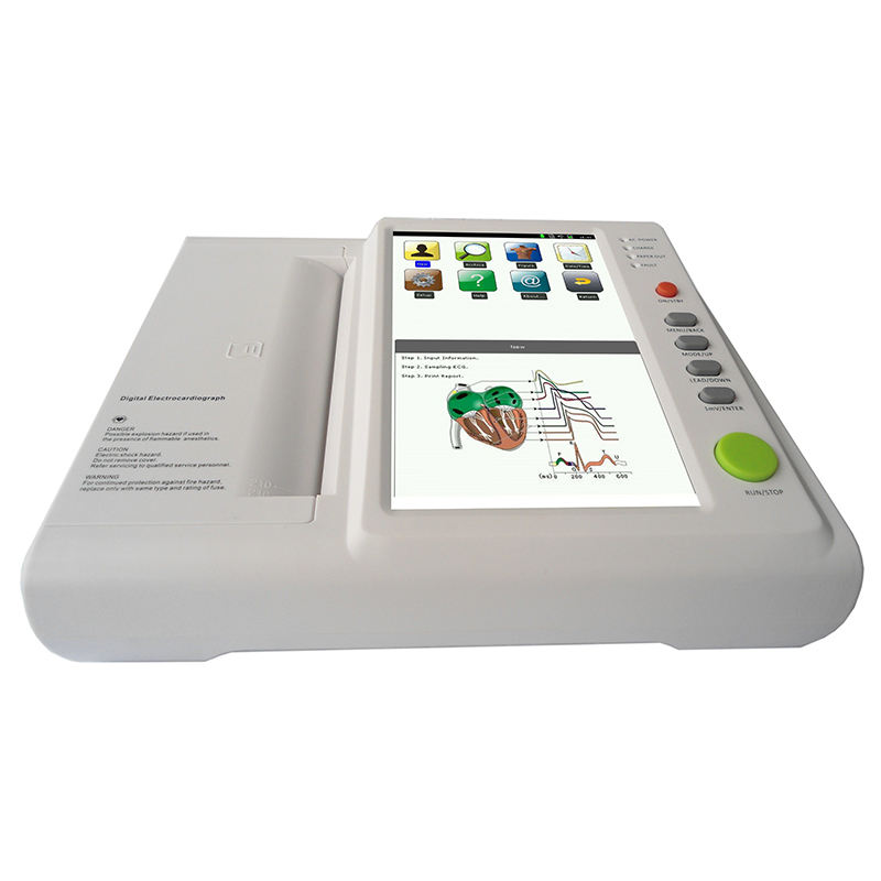 MN-ECG003 	Portable 12 Lead ECG Machine Digital 12 Channel Electrocardiograph Hot Selling For Hospital