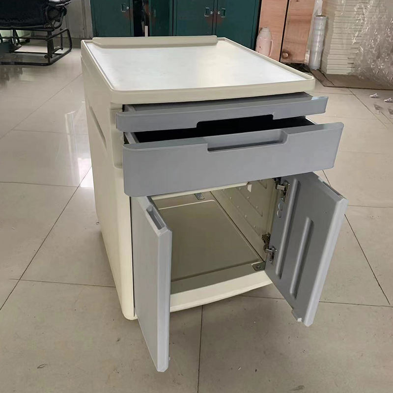 MN-BL002 Best price Hospital Nightstand ABS Bed Cabinet