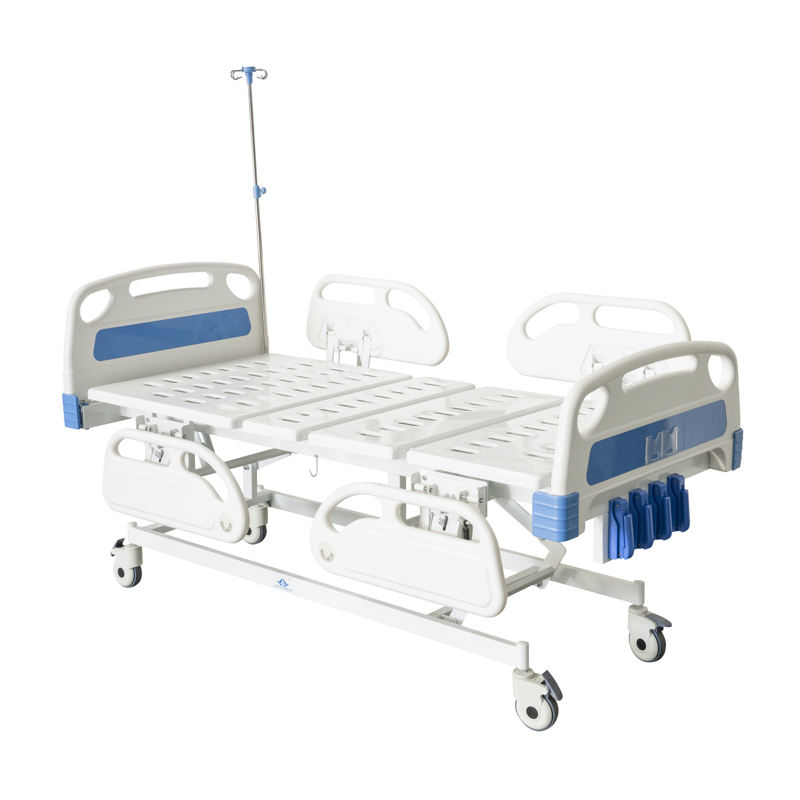 MN-MB003A Three Function Manual Hospital Beds With ABS Side Rail