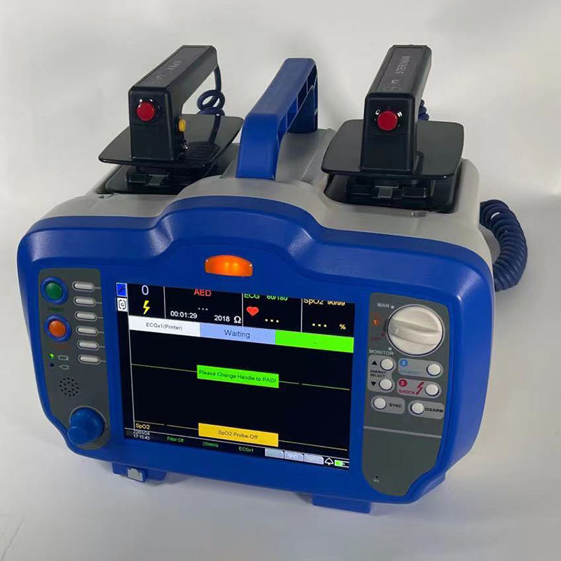 MN-DEF001 5 Languages To Choose Multi-parameter Patient Monitor  Cardiac Emergency Comprehensive Training Machine