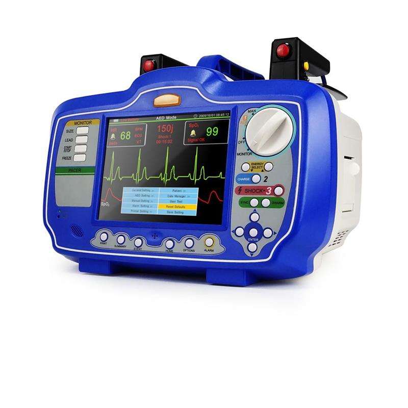 MN-DEF001 5 Languages To Choose Multi-parameter Patient Monitor  Cardiac Emergency Comprehensive Training Machine