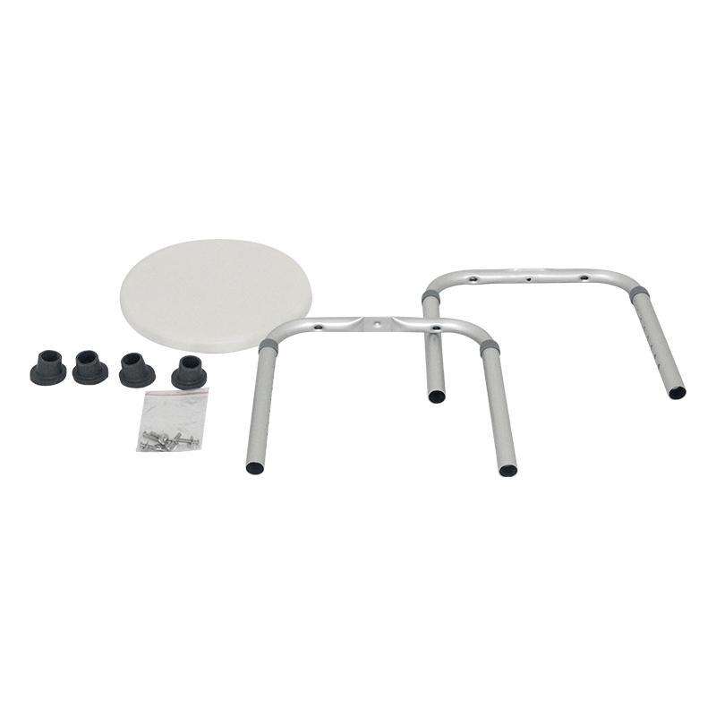 MN-XZY002 Rotary Bath Shower Chair with Armrests Adjustable Elder Portable Folding Bath  Chair