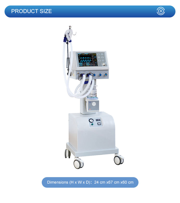 MN-VEN005 Hospital Medical Veterinary Equipment Inhalation Ventilators Available Pet Anesthesia System for Animals