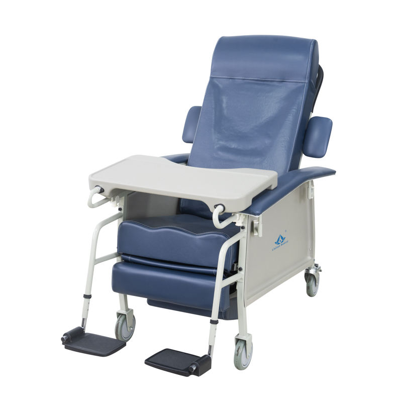 MN-BDC006 Three Positions With Pedals Comfortable With Removable Dining Table Elderly Chair