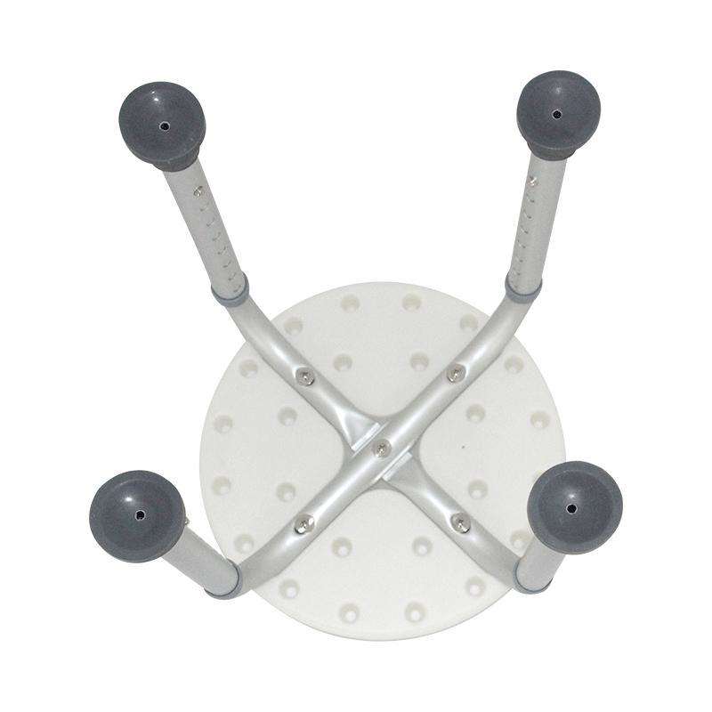 MN-XZY002 Rotary Bath Shower Chair with Armrests Adjustable Elder Portable Folding Bath  Chair