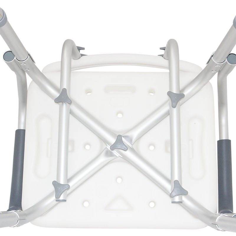 MN-XZY003 Wholesale Aluminum Height Adjustable Backrest Safety Disabled Elderly Bathroom Shower Chair For Senior Adult