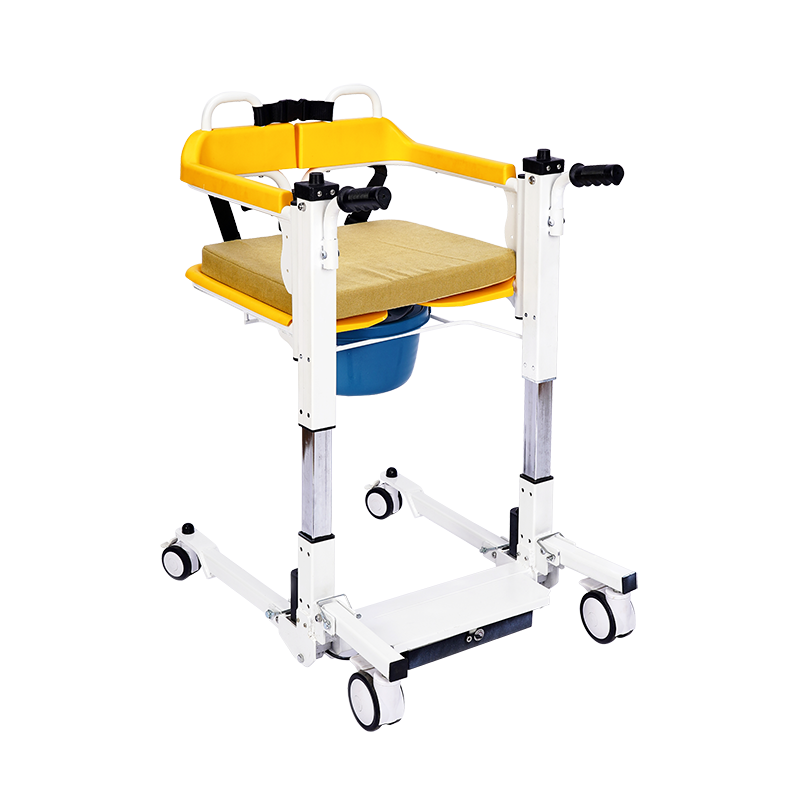MN-YWJ002 Hospital or housing electrical patient transfer chair wheelchair mobility chair with toilet for disabled or elder