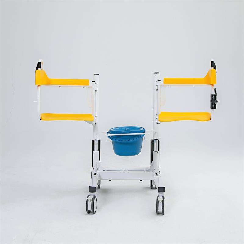 MN-YWJ002 Hospital or housing electrical patient transfer chair wheelchair mobility chair with toilet for disabled or elder