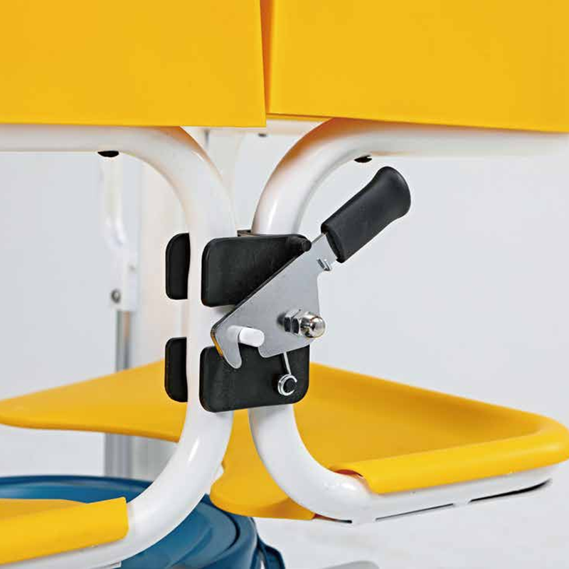 MN-YWJ001 Hospital or housing manual patient transfer chair with commode wheelchair for disabled or elder patient