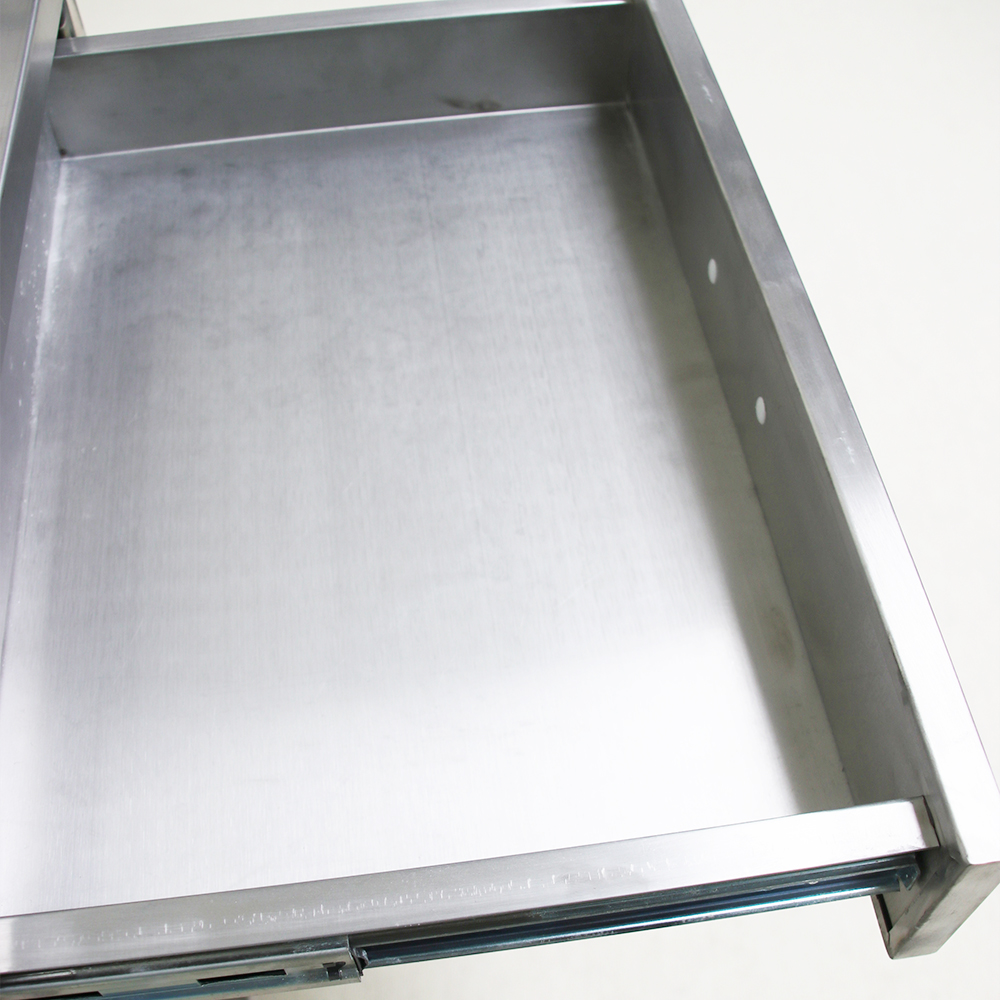 MN-SUS048 Good Quality Stainless Steel Medical Trolley Cart For Hospital Or Clinic Hospital Trolley Cart Mobile with 1 Barrel