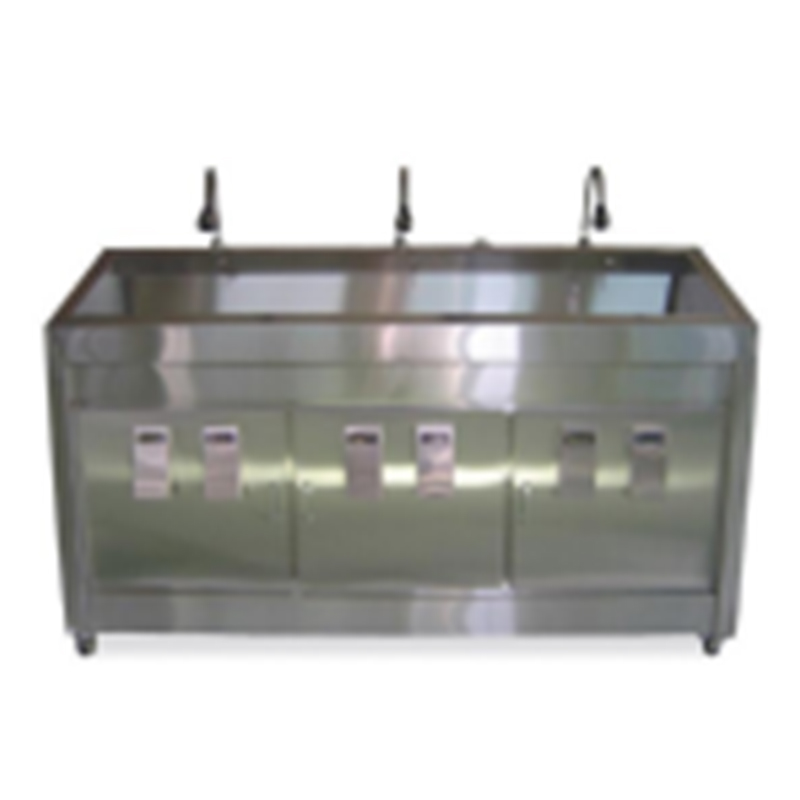 MN-SUS146-1 Three bowl Stainless Steel Sink with Rust-Proof for Hospital and Clinic