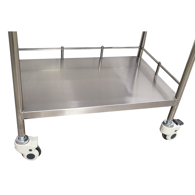 MN-SUS045 Hot Selling High Quality Hospital or Clinic Stainless Steel Medical Trolley for Easy Sliding