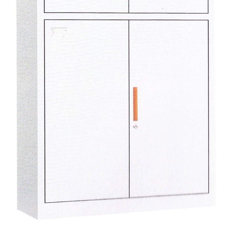 MN-YH009 Epoxy Coated Steel Cabinet Office Bookcase File for Office and Hospital Use