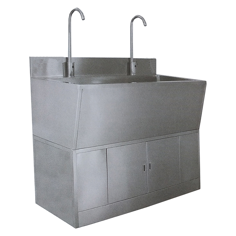 MN-SUS149 Double-bowl Stainless Steel Sink with Big Capacity for Hospital and Clinic