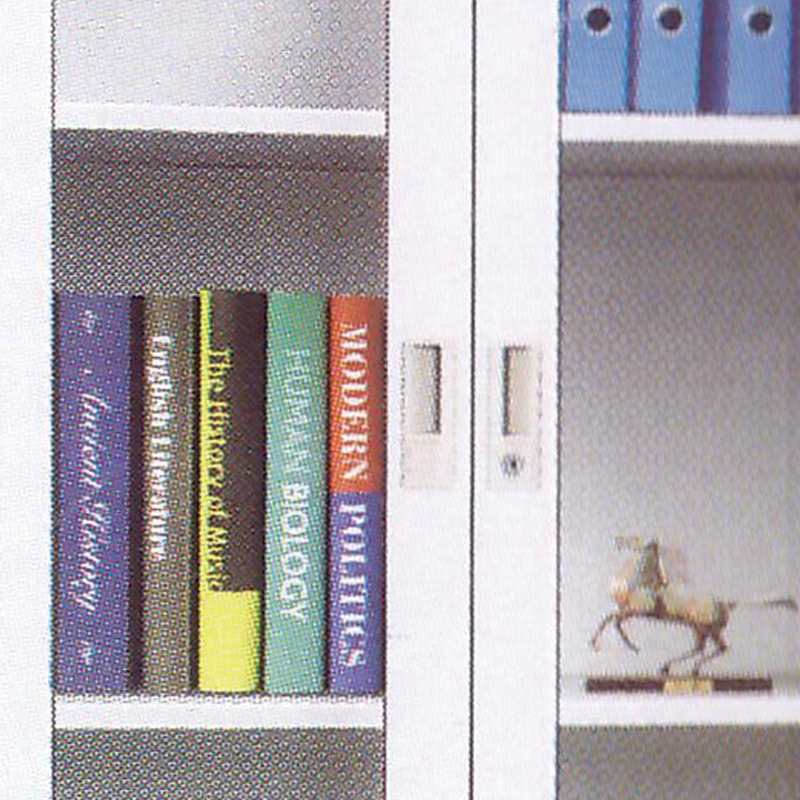 MN-YH003 Epoxy Coated Steel Cabinet with Metal Glass Door Hospital Furniture File Cabinet