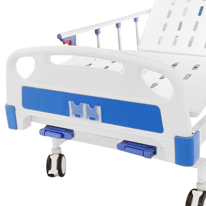 MN-MB014B  Economical Double Crank Hospital Bed with Integral Cold Steel Sheet Punch Forming