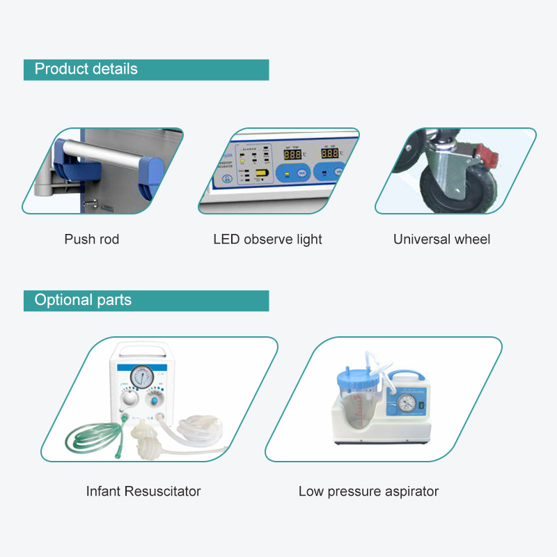 MN-ICB003 Whole Sale Transport  Infant Incubator Best Selling Hospital and Clinic Equipment