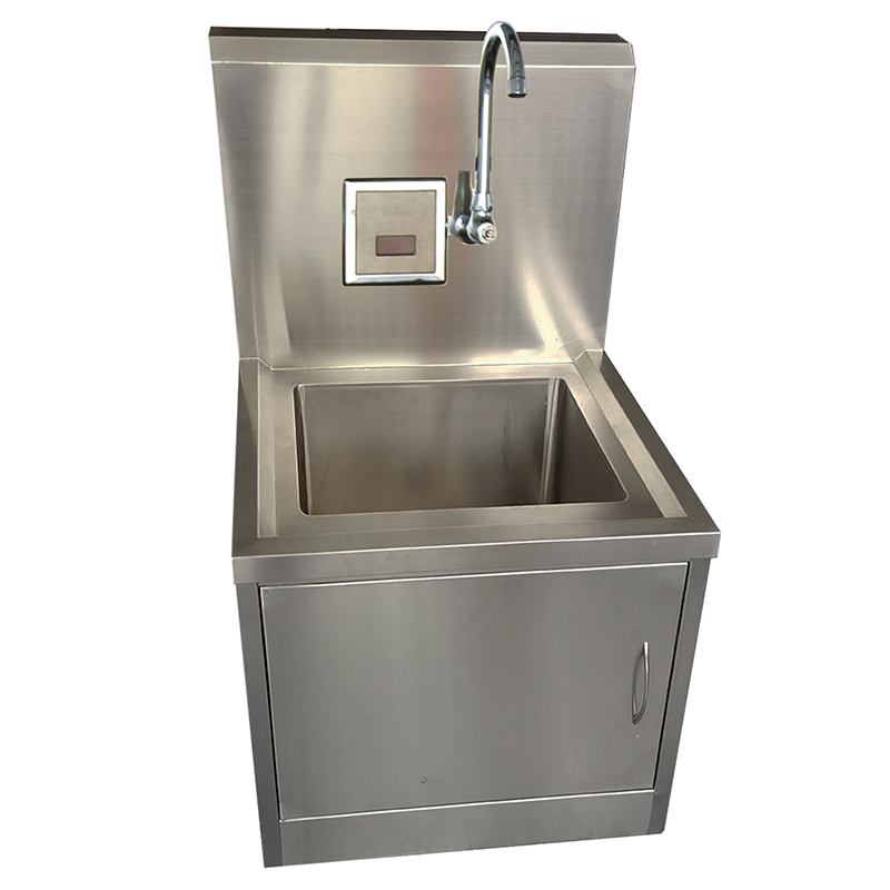 MN-SUS145 Portable Stainless Steel Sink with Drainer and soap dispenser for Clinic