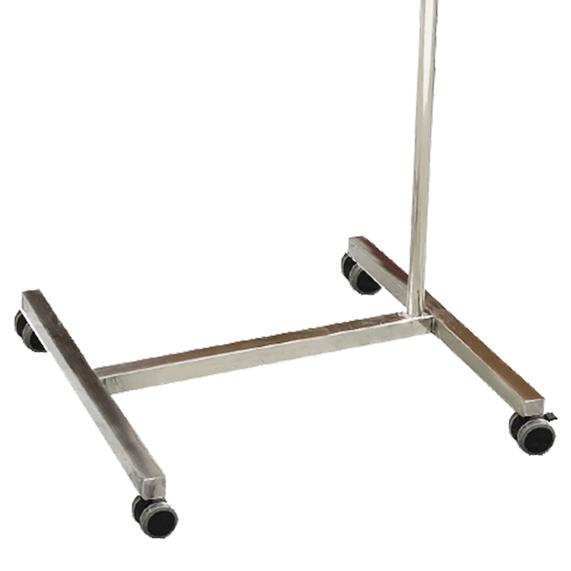 MN-SUS009 Height Adjustable Medical Steel Mayo Trolley Instrument Stand with Removable Tray