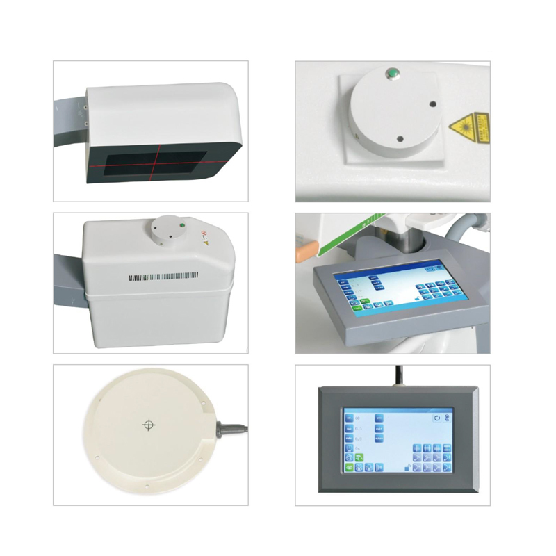 MN-CR008 Medical Radiology Equipment High Frequency Mobile C-arm System X-ray Machine.